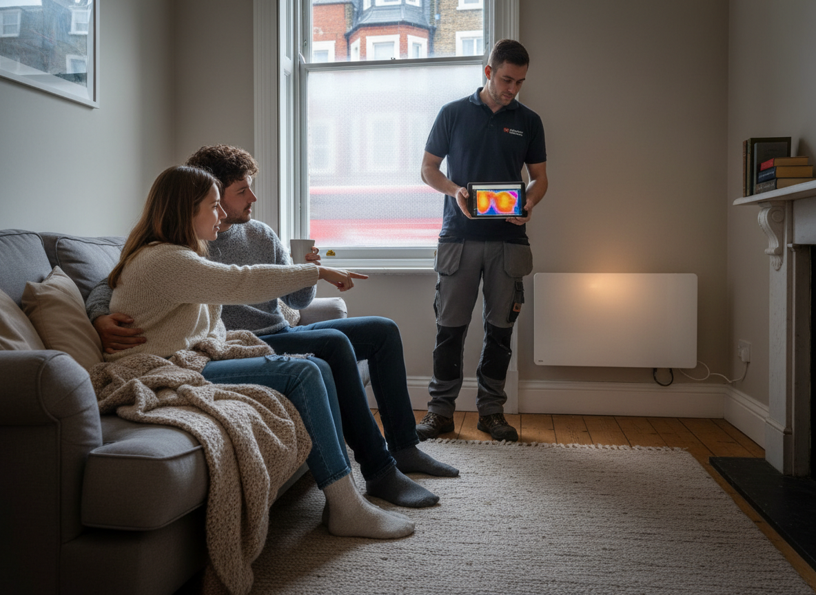How to Fix Cold Spots in London Flats During Winter